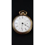 GOLD PLATED POCKET WATCH