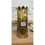 PAIR OF WWI TRENCH ART SHELLS