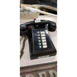 ANTIQUE BLACK TELEPHONE