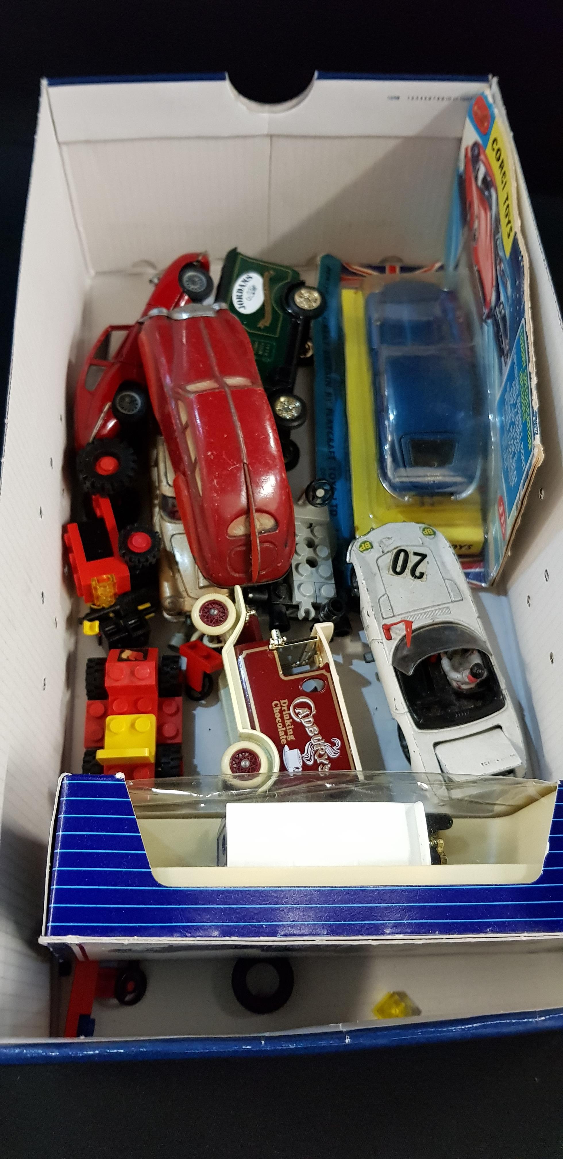 BOX OF MODEL CARS