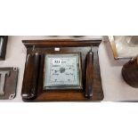 OLD GENTLEMANS HALL BAROMETER AND BRUSH SET