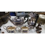 4 PIECE EPNS TEASET