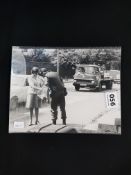 ORIGINAL TROUBLES PHOTOGRAPH OF THE GORDON HIGHLANDERS PERFORMING STOP CHECKS ON NORTH STREET