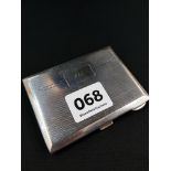 SOLID SILVER CIGARETTE CASE 100G