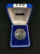 SOLID SILVER CORK CITY '800 YEAR' COMMEMORATIVE COIN 32.6G