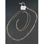 VICTORIAN LONG GOLD COLOUR GUARD CHAIN