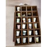 2 CASED SETS OF THIMBLES