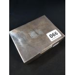 SILVER CIGARETTE BOX