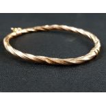 9CT GOLD BANGLE