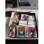 BOX OF FOOTBALL CARDS