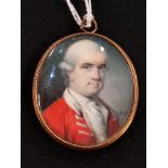 GOLD MOUNTED MILITARY MINIATURE MONOGRAMMED