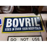 REPRO CAST IRON BOVRIL SIGN
