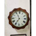 BURR WALNUT WALL CLOCK