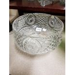 LARGE TYRONE CRYSTAL BOWL