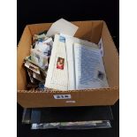 QUANTITY OF AMERICAN STAMPS AND FIRST DAY COVERS