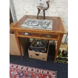 ANTIQUE 1 DRAWER SIDE TABLE