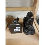 BRONZE STYLE GUNDOG BOOKENDS