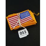 10 US ARMY FLAG PATCHES