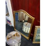 LARGE ORNATE GILT FRAMED MIRROR