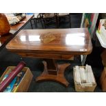 19TH CENTURY TURNOVER LEAF TABLE