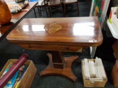 19TH CENTURY TURNOVER LEAF TABLE