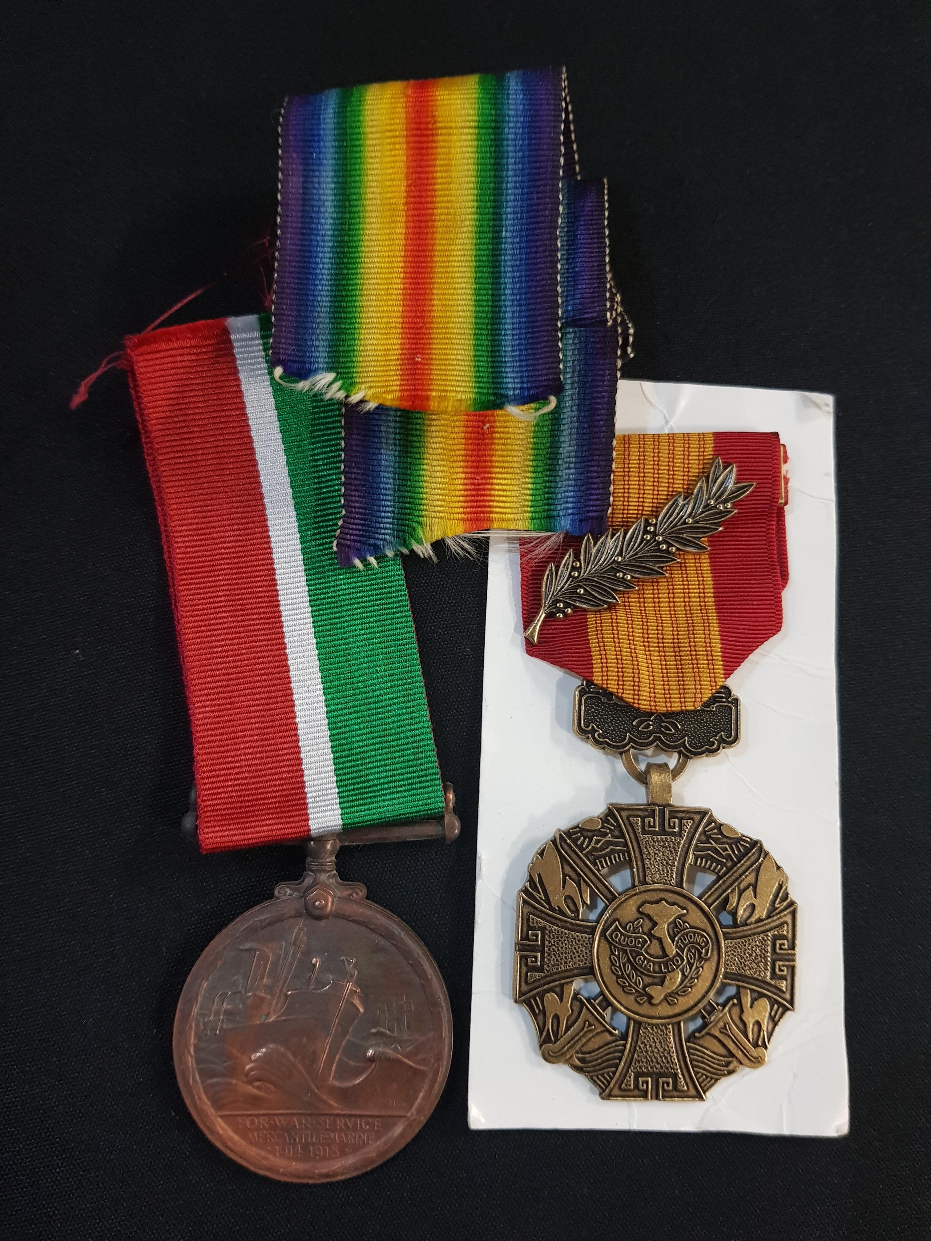 2 MILITARY MEDALS