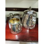 3 PIECE PLATED TEASET