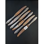 SILVER HANDLED KNIVES