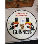 REPRO CAST IRON GUINESS SIGN