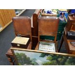 PAIR OF ANTIQUE DINING CHAIRS