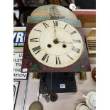 DUTCH WALL CLOCK, WEIGHTS AND PEND