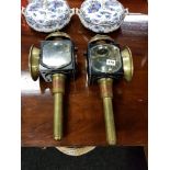 2 BEAUTIFUL CARRIAGE LAMPS - BLAKEMORE, WALSALL ENGLAND