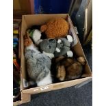 BOX OF LIKE NEW TEDDY BEARS