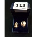 9CT GOLD CLIP ON EARRINGS