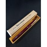 VINTAGE WATERMANS FOUNTAIN PEN AND ORIGINAL BOX