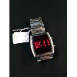 VINTAGE RED LED DIGITAL WATCH