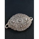 ANTIQUE CONTINENTAL SILVER BUCKLE