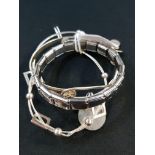 4 BANGLES TO INC SILVER