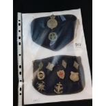 1930'S BOYS BRIGADE BADGES - THE KINGS BADGE, LONG SERVICE MEDAL AND 9 OTHERS INCLUDING FIRST AID,