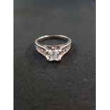 SILVER CZ RING