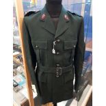 UN-ISSUED 1970'S ROYAL ULSTER CONSTABULARY MALE TUNIC HEIGHT 5'10, CHEST 40, WAIST 34SL MADE BY