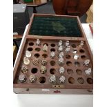 LARGE APOTHECARY BOX TO CONTAIN BOTTLES ETC