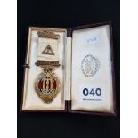 SILVER MASONIC JEWEL