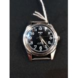 VINTAGE BRITISH ARMY MECHANICAL WATCH WITH LUMINOUS DIAL