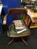 ANTIQUE CAPTAINS CHAIR