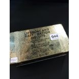 RARE LIFEBOAT AND RAFT RATION TIN UNOPENED