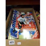 BOX OF RANGERS MAGAZINES (CIRCA 80) 1990-2012