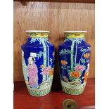 PAIR OF ANTIQUE CHINESE VASES