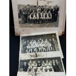 COLLECTION OF OLD FOOTBALL PHOTOGRAPHS INCLUDING BOYS BRIGADE