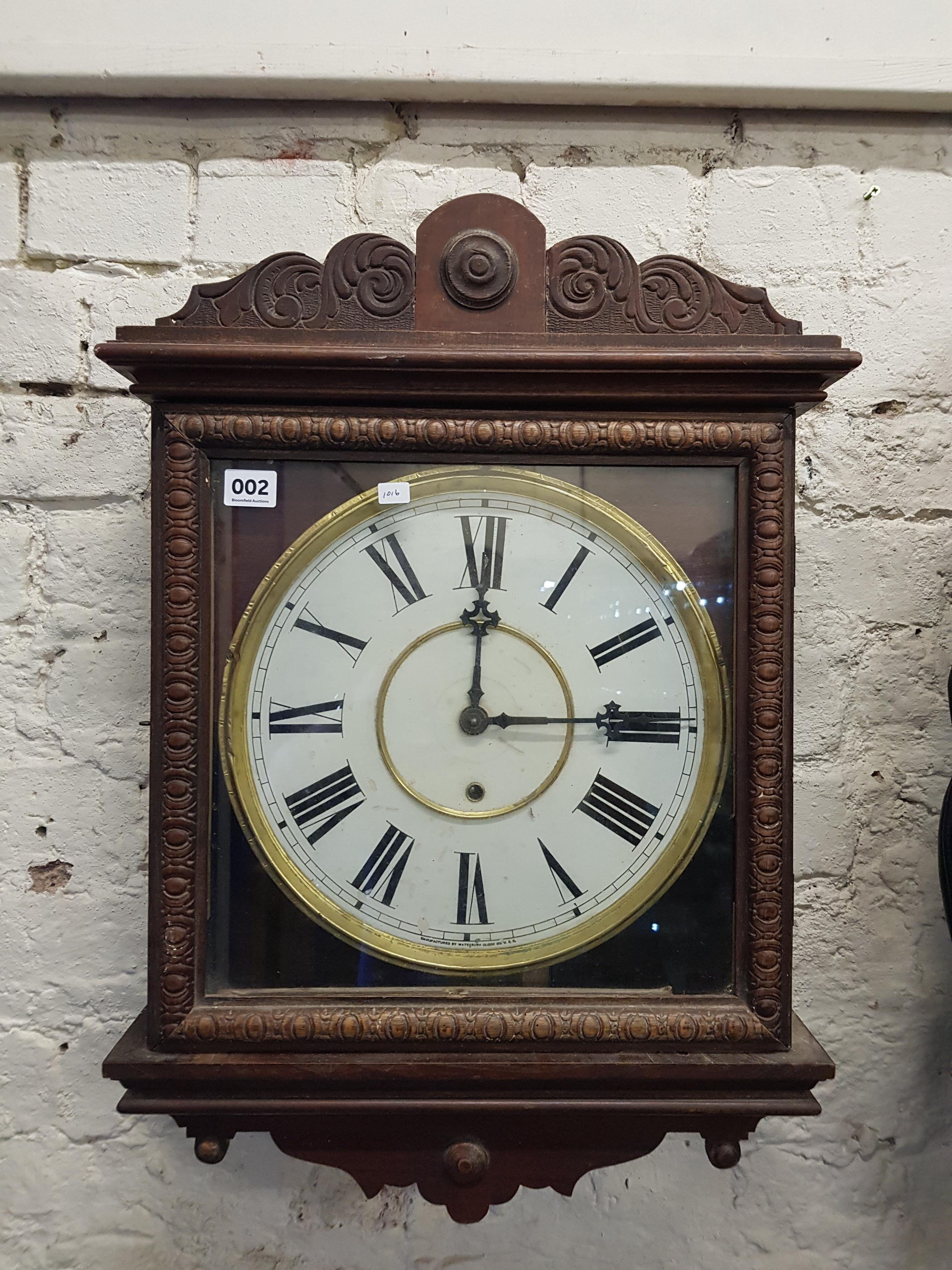 LARGE ANTIQUE WALL CLOCK